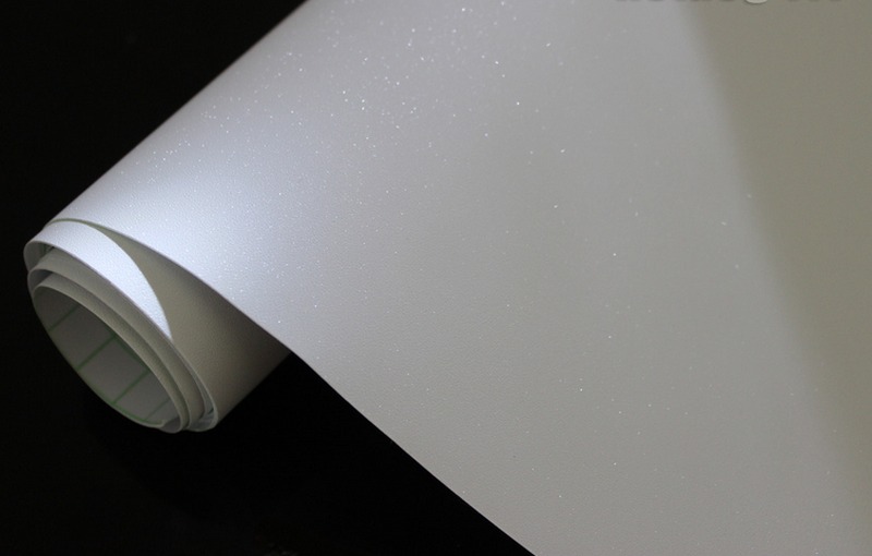 Bílá matná diamant samolepicí folie 152cm x 50cm 