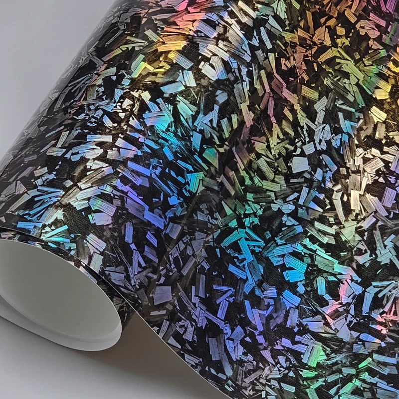 Holografická Forged karbon folie 1.52m x 18m