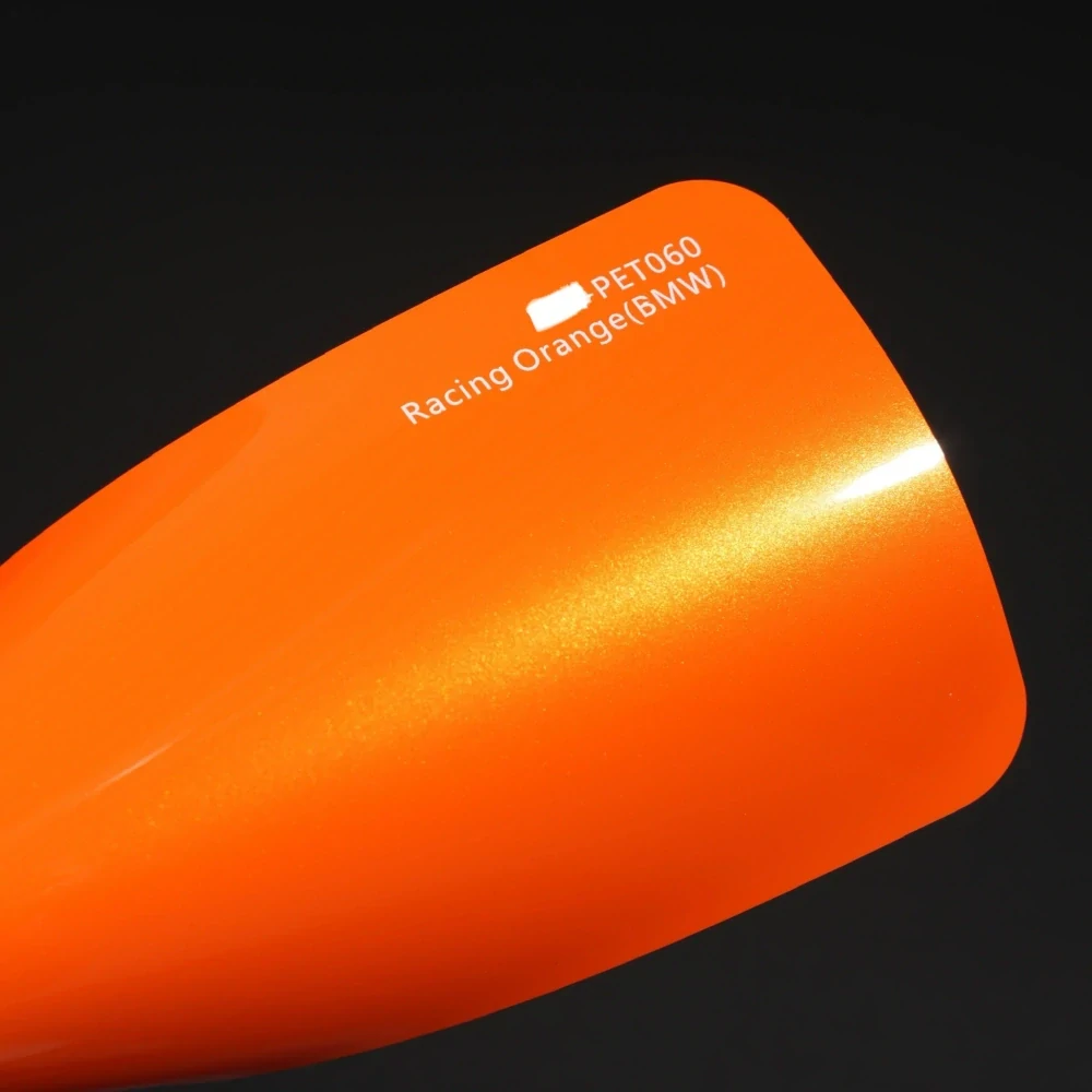 Oranžová lesklá metalická Racing Orange 152cm x 17m