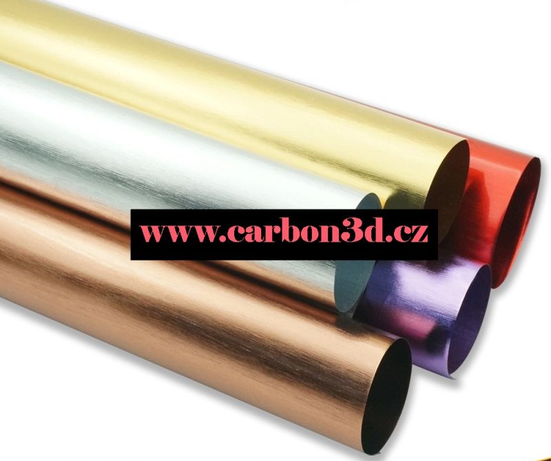 Lesklá broušená chrom 3D folie - 152cm x 10m (stříbrná)