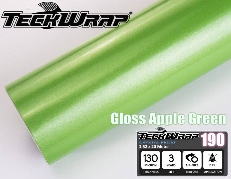 Crystal frost apple green 152cm x 20m