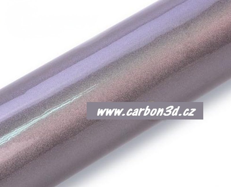 LESKLÁ ŠEDÁ METALICKÁ 3D FOLIE S KANÁLKY V LEPIDLE 152cm x 20m
