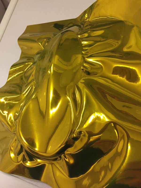 ZLATÁ CHROM FOLIE PREMIUM ROZTAŽITELNÁ 152cm x 1m