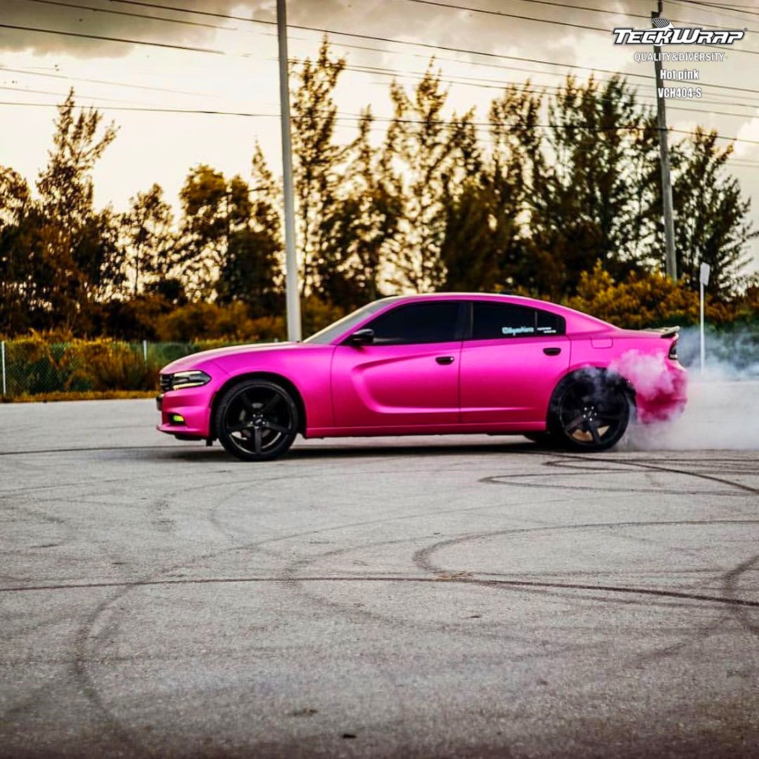 Satin Chreme Hot Pink 1.52m x 18m