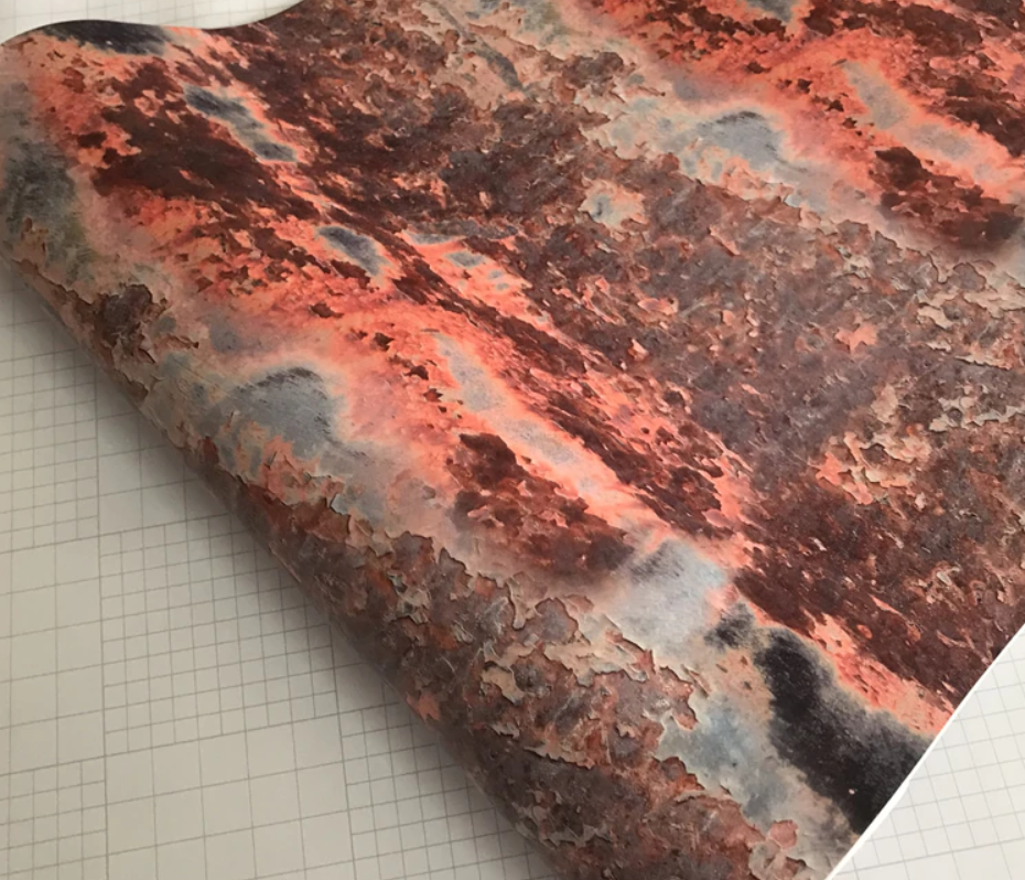 Samolepicí folie s imitací koroze 50cm x 3m