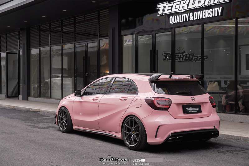 Super lesklá Teckwrap Chelsea rose 1.52m x 18m