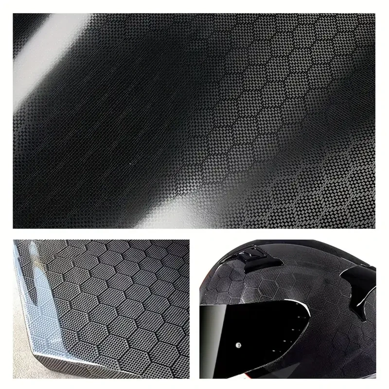 Černý HD Honey karbon 150cm x 50cm