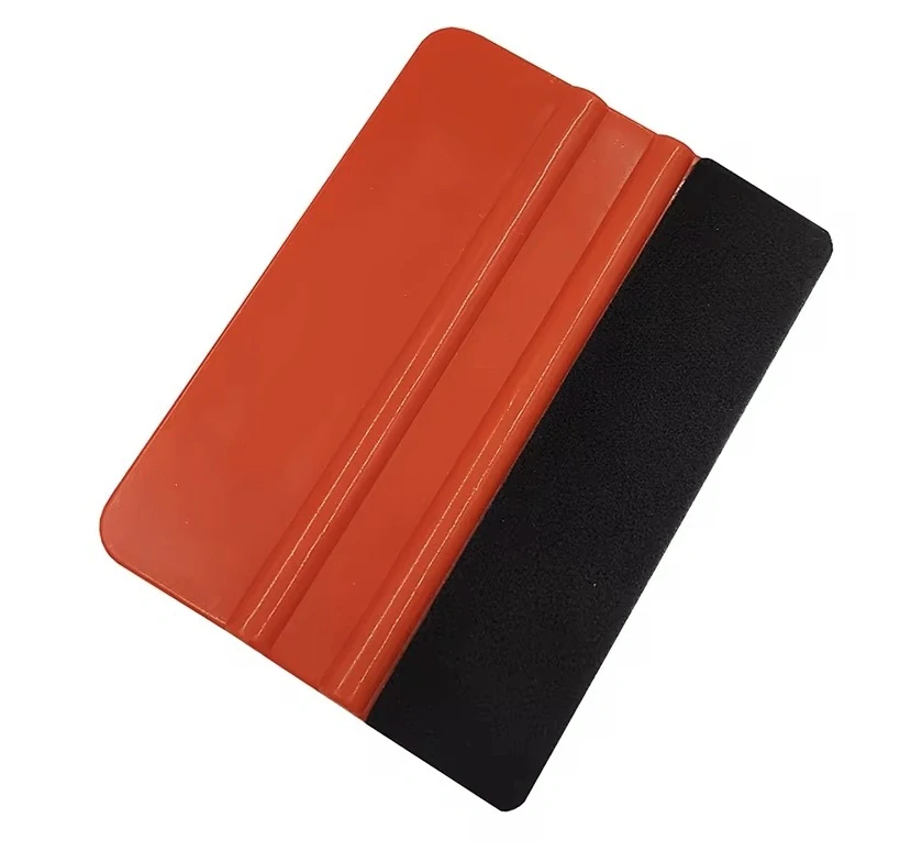 Červená stěrka s filcem - 10cm