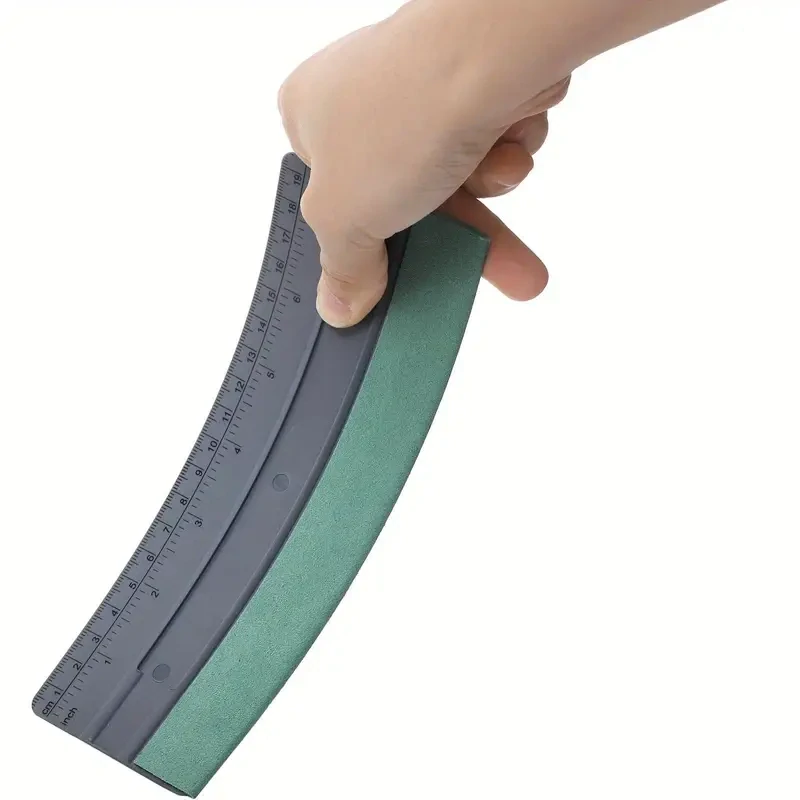 Stěrka dlouhá s filcem + pravítko 30cm