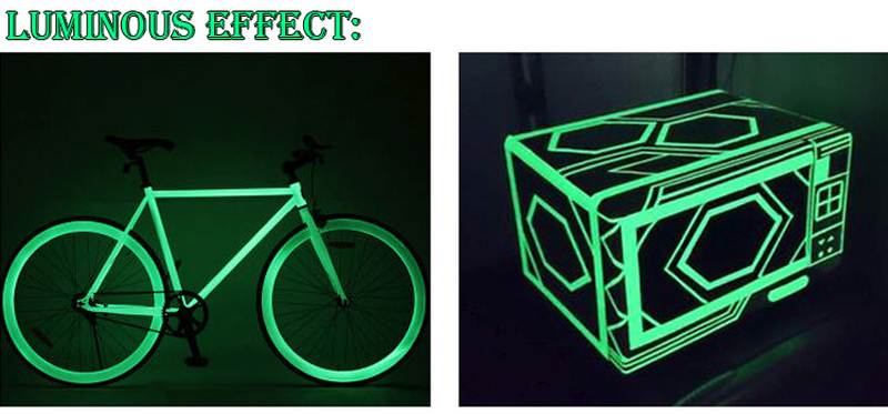 Luminiscenční samolepící páska svítící ve tmě 1cm x 10m