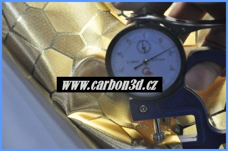 Gold cube 3D folie 152cm x 30m