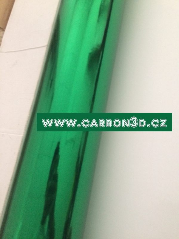 ZELENÁ TMAVÁ CHROM FOLIE 152cm x 18m (ROZTAŽITELNÁ)