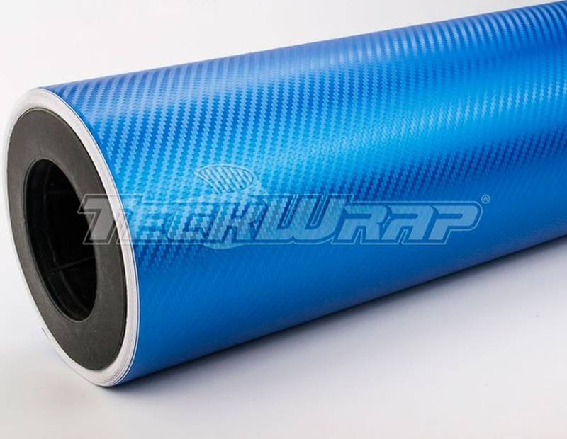 RACING MODRÝ CARBON KARBON 3D - 152cm x 10m