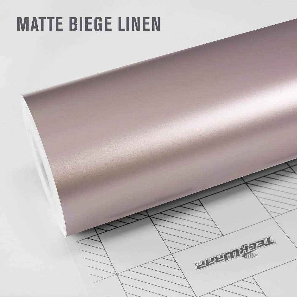 Matná Teckwrap Beige Linen 1.52m x 18m