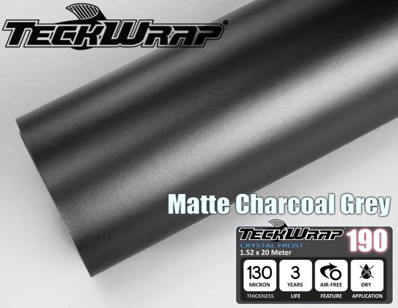 GRAFIT MATNÁ CHROM METALICKÁ 3D FOLIE - 152cm x 20m