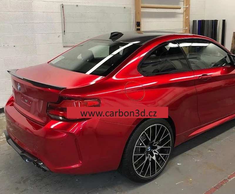 ČERVENÁ LESKLÁ METALICKÁ FOLIE 152cm x 30cm