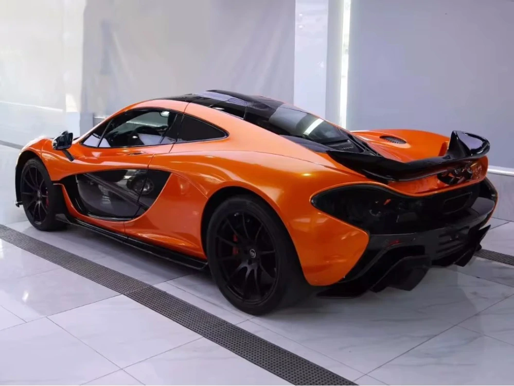 Oranžová lesklá metalická Racing Orange 152cm x 17m
