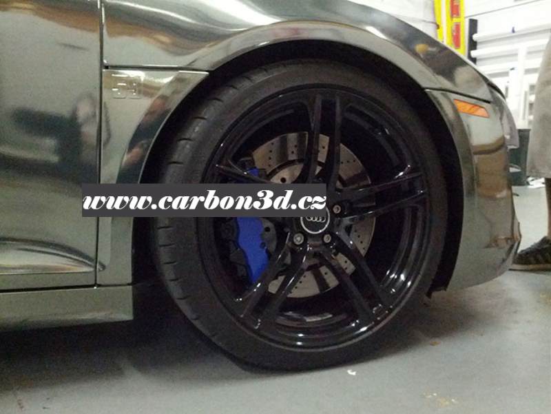 ČERNÁ CHROMOVÁ FOLIE 152cm x 18m (ROZTAŽITELNÁ)