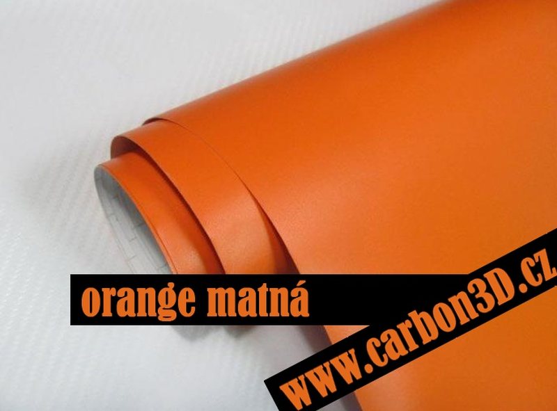ORANGE matná folie - 152cm x 20m