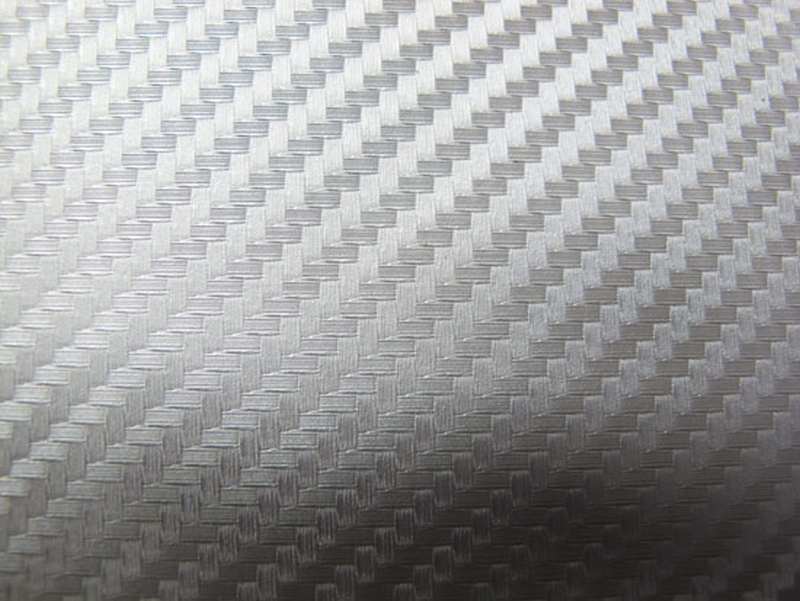 152cm x 2.5m CARBON KARBON FOLIE 3D Stříbrná