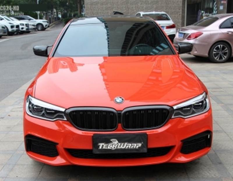 Super lesklá Teckwrap Lava Orange 1.52m x 18m