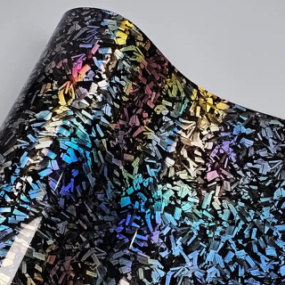Holografická Forged karbon folie 1.52m x 18m