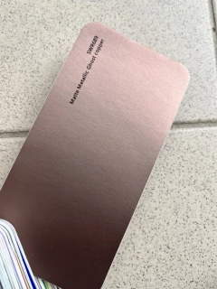 Matte Metallic Ghost copper 1.52m x 18m