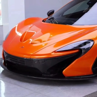Oranžová lesklá metalická Racing Orange 152cm x 17m