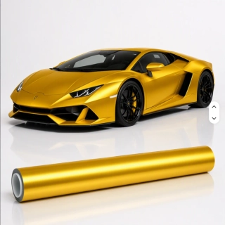 Barevná ochranná PPF fólie Matte Chrome – Gold Chrome | TPU 191 μm